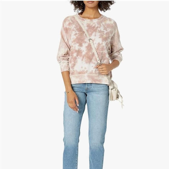 The Drop Women's Caroline Raglan Long-Sleeve Fleece Sweatshirt NWT Size XXS - Picture 4 of 11